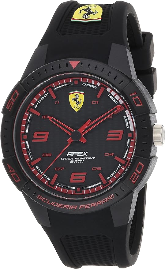 Foto 2 pulgar | Reloj Scuderia Ferrari Apex 0830747 Negro para Hombre