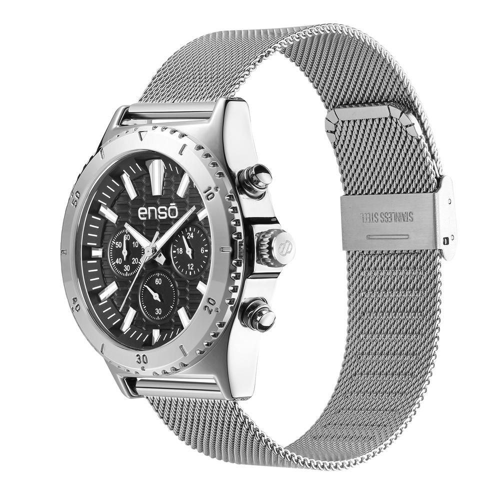 Foto 3 pulgar | Reloj de Pulsera Enso para Hombre Ew1058g1 Plateado