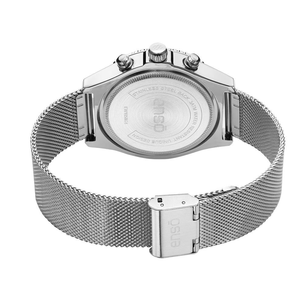 Foto 4 pulgar | Reloj de Pulsera Enso para Hombre Ew1058g1 Plateado