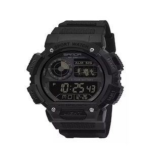 Foto 1 | Reloj de Pulsera Digital Belug Negro Impermeable para Hombre
