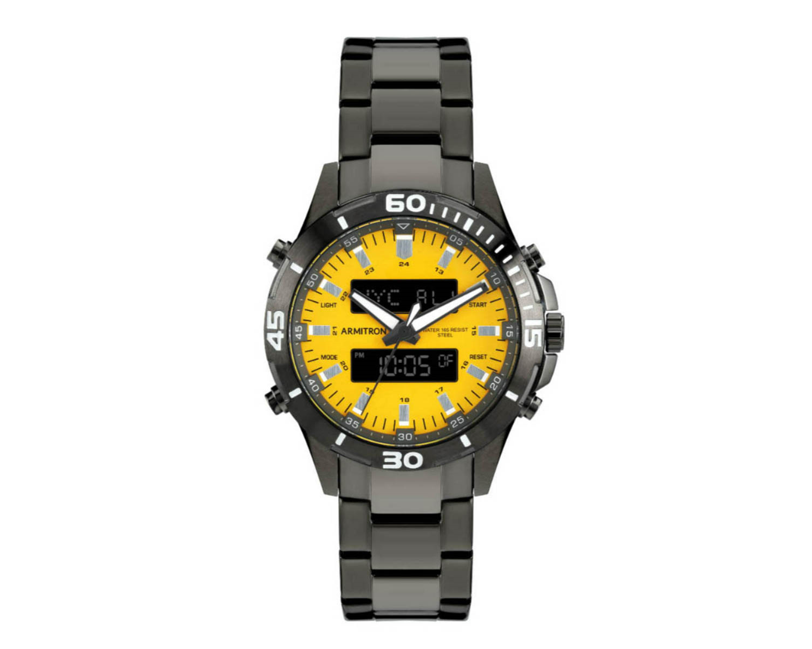 Reloj Armitron Dress 205347YLDG Negro de Acero para Hombre