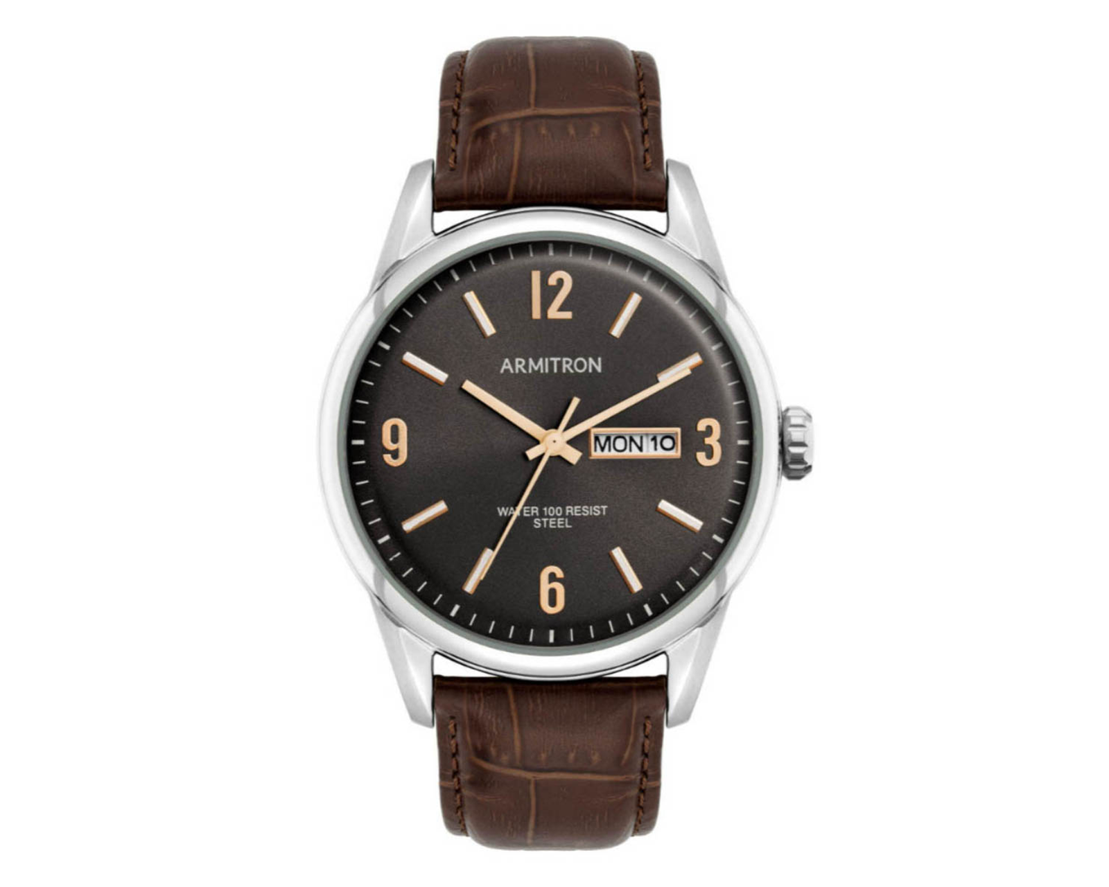 Reloj Armitron 205048bksvbn Café para Hombre