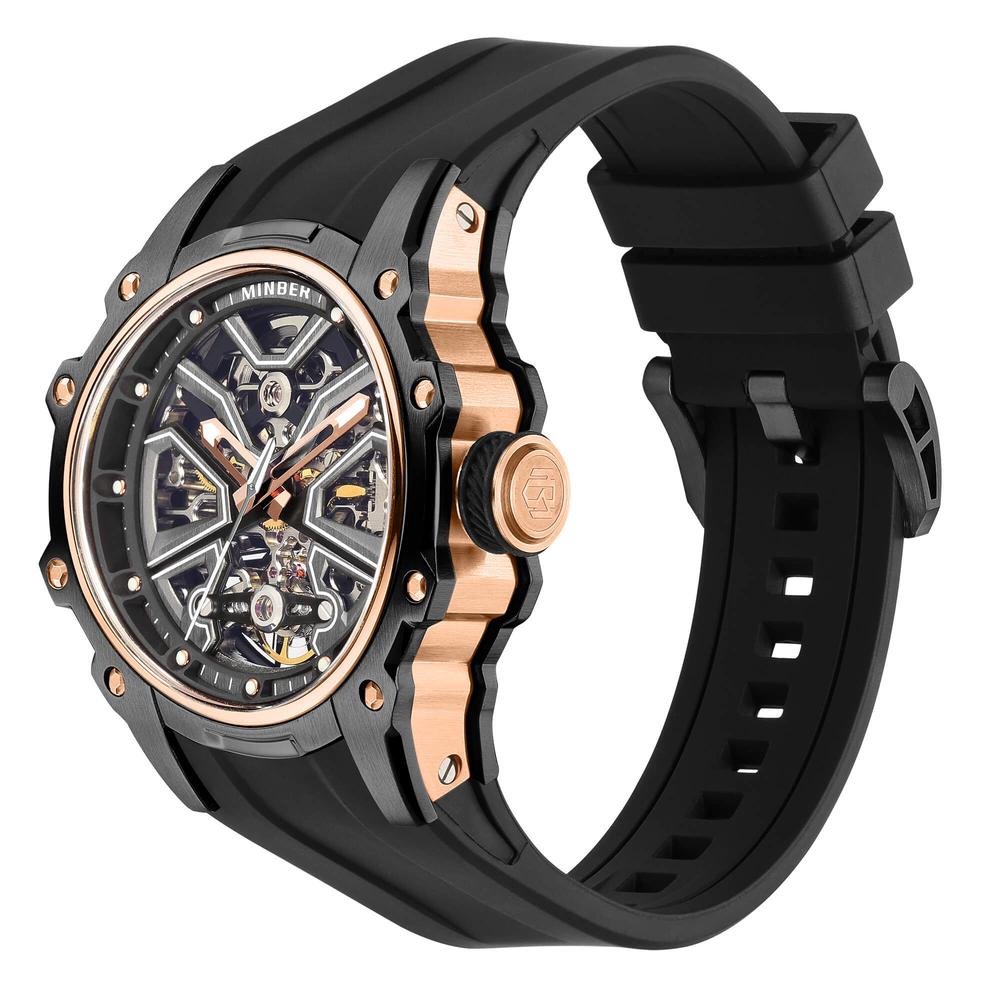 Foto 3 pulgar | Reloj De Pulsera Minber Para Hombre Classic Collection M8005g2