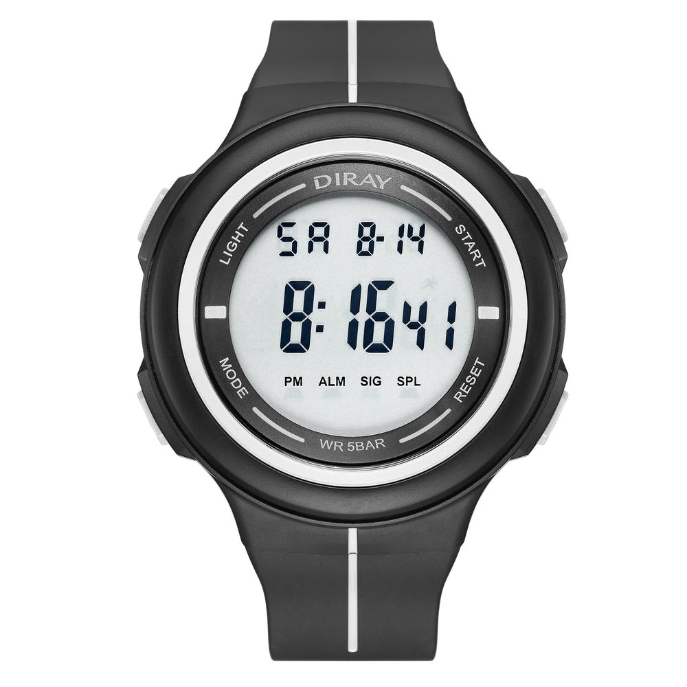 Reloj Infantil Diray Para Caballero Dr2150g1 Negro