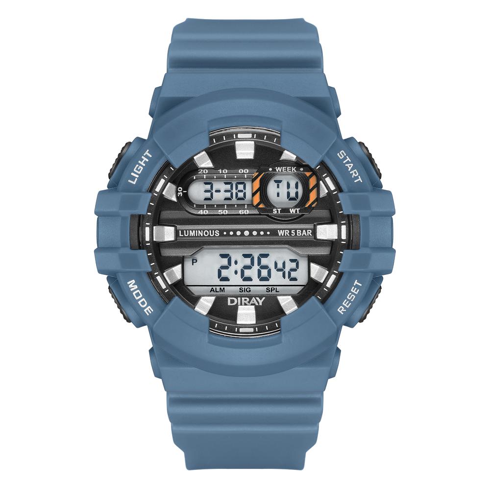 Reloj Infantil Diray Para Caballero Dr2242g5 Azul