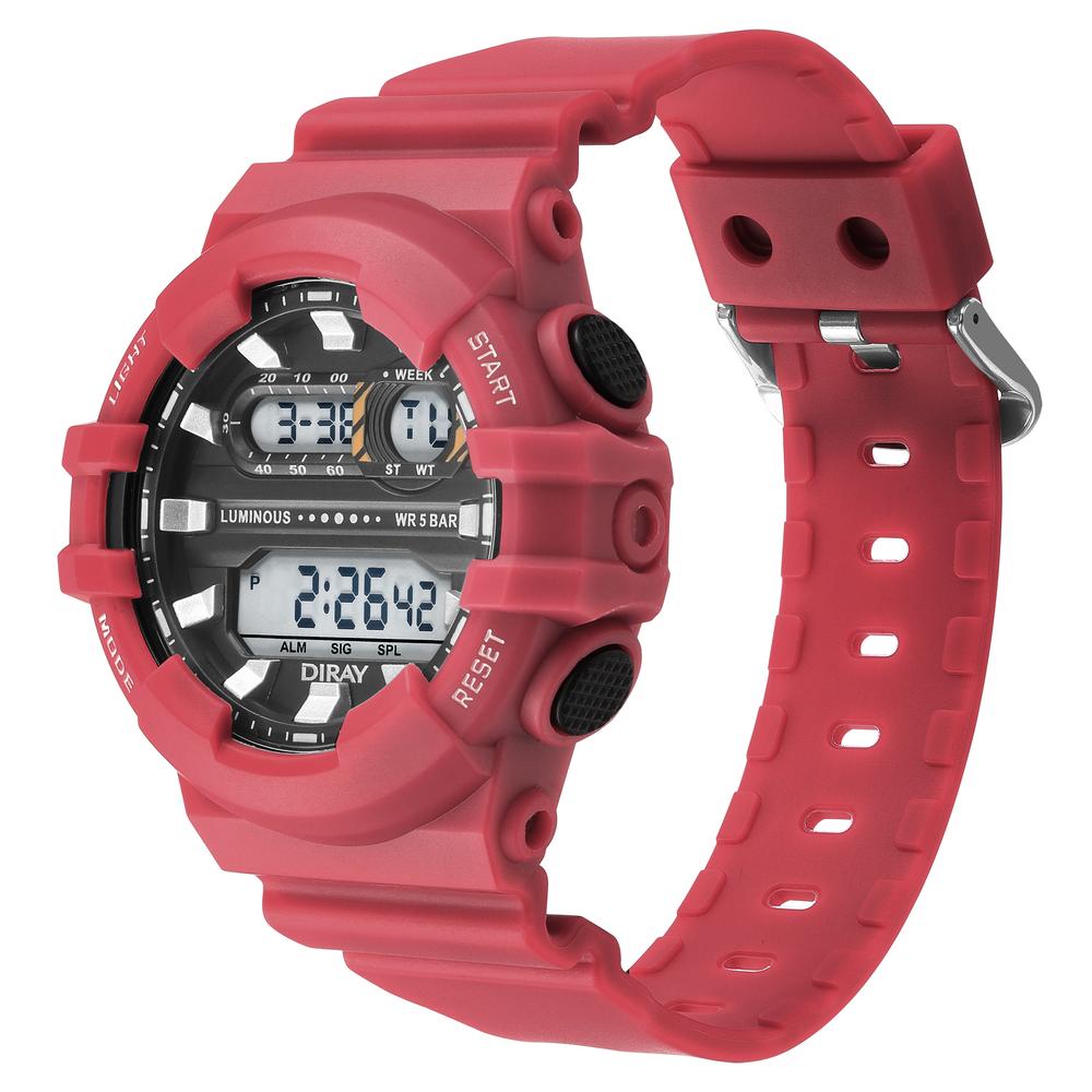 Foto 3 pulgar | Reloj Infantil Diray Para Caballero Dr2242g6 Rojo