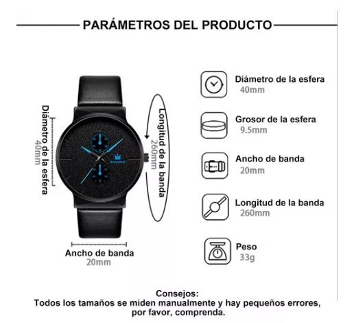 Foto 3 pulgar | Set Reloj de Cuarzo más Pulsera para Hombre