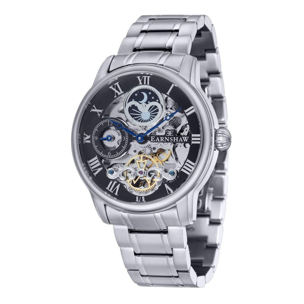 Reloj de Pulsera Earnshaw Longitude Steeled Black para Hombre