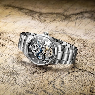 Foto 3 | Reloj de Pulsera Earnshaw Longitude Steeled Black para Hombre