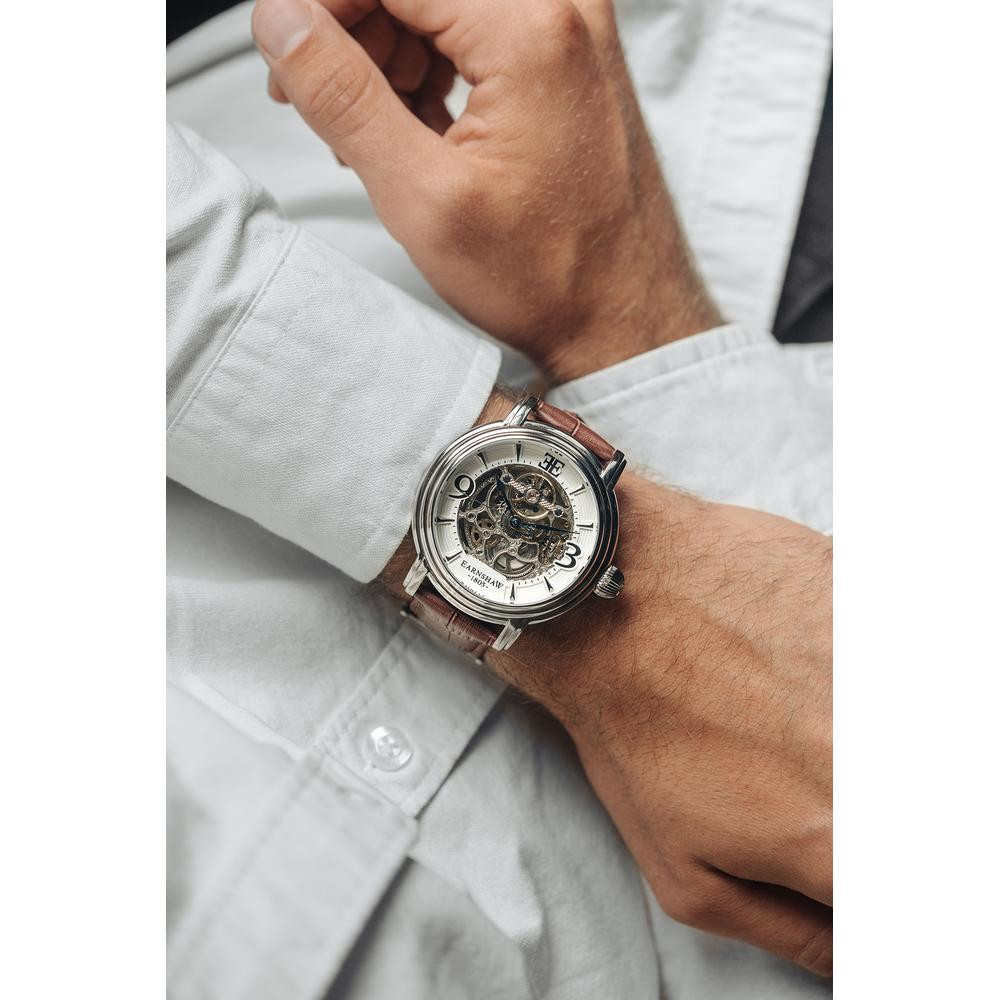 Foto 4 pulgar | Reloj Earnshaw Café para Hombre
