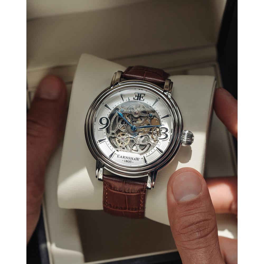 Foto 5 pulgar | Reloj Earnshaw Café para Hombre