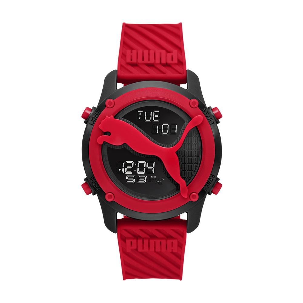 Foto 1 | Reloj Puma Big Cat Rojo 44 mm para Hombre