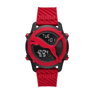 Foto 2 | Reloj Puma Big Cat Rojo 44 mm para Hombre
