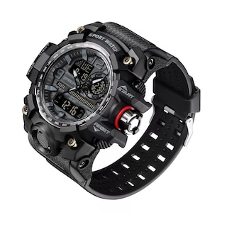 Foto 1 | Reloj Digital Deportivo Impermeable Eo Safe Imports Esi-12975 Negro para Hombre