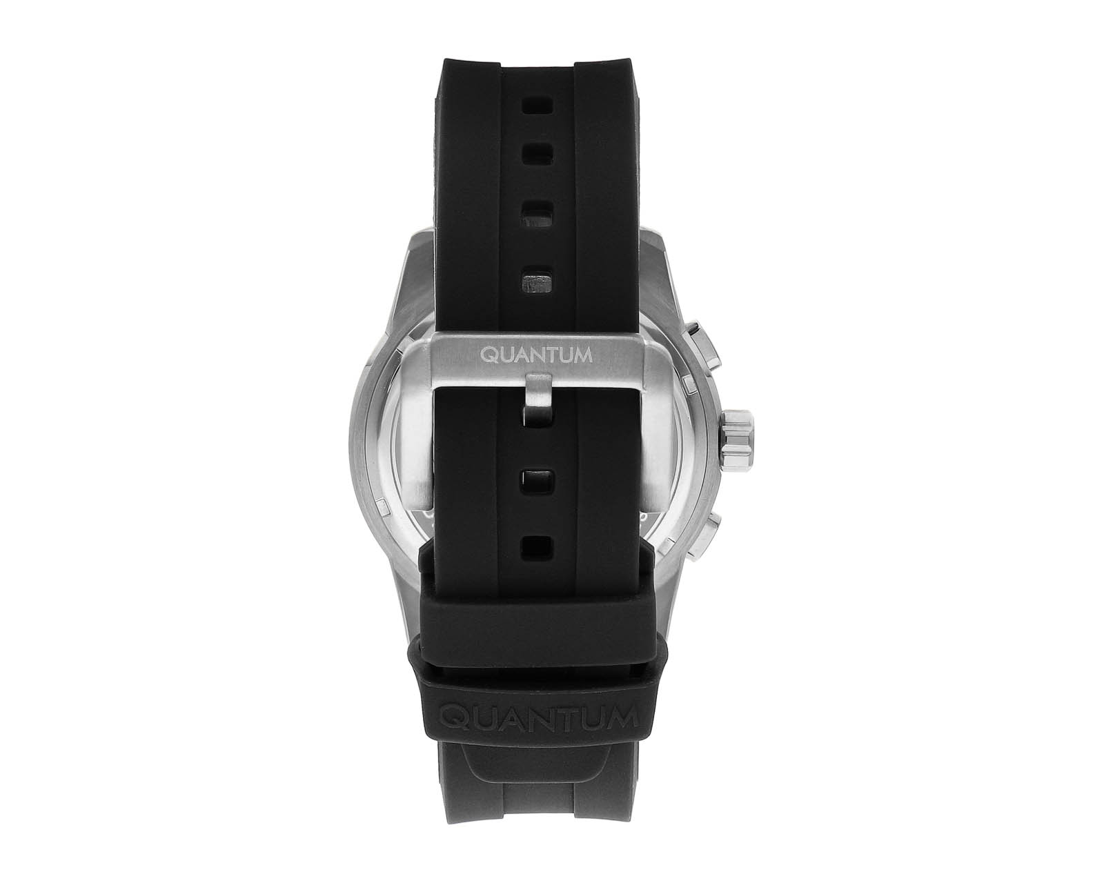 Foto 2 | Reloj Quantum Hombre Correa Silicón Negro Adg991.391