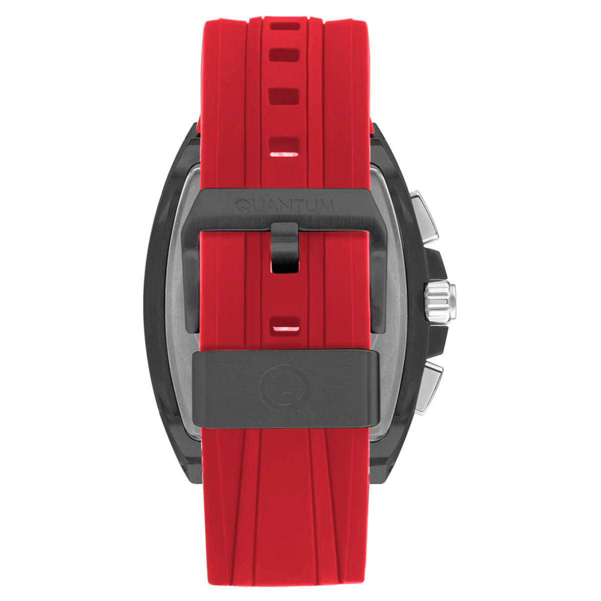 Foto 3 pulgar | Reloj Quantum Hombre Correa Silicón Rojo Hng997.068