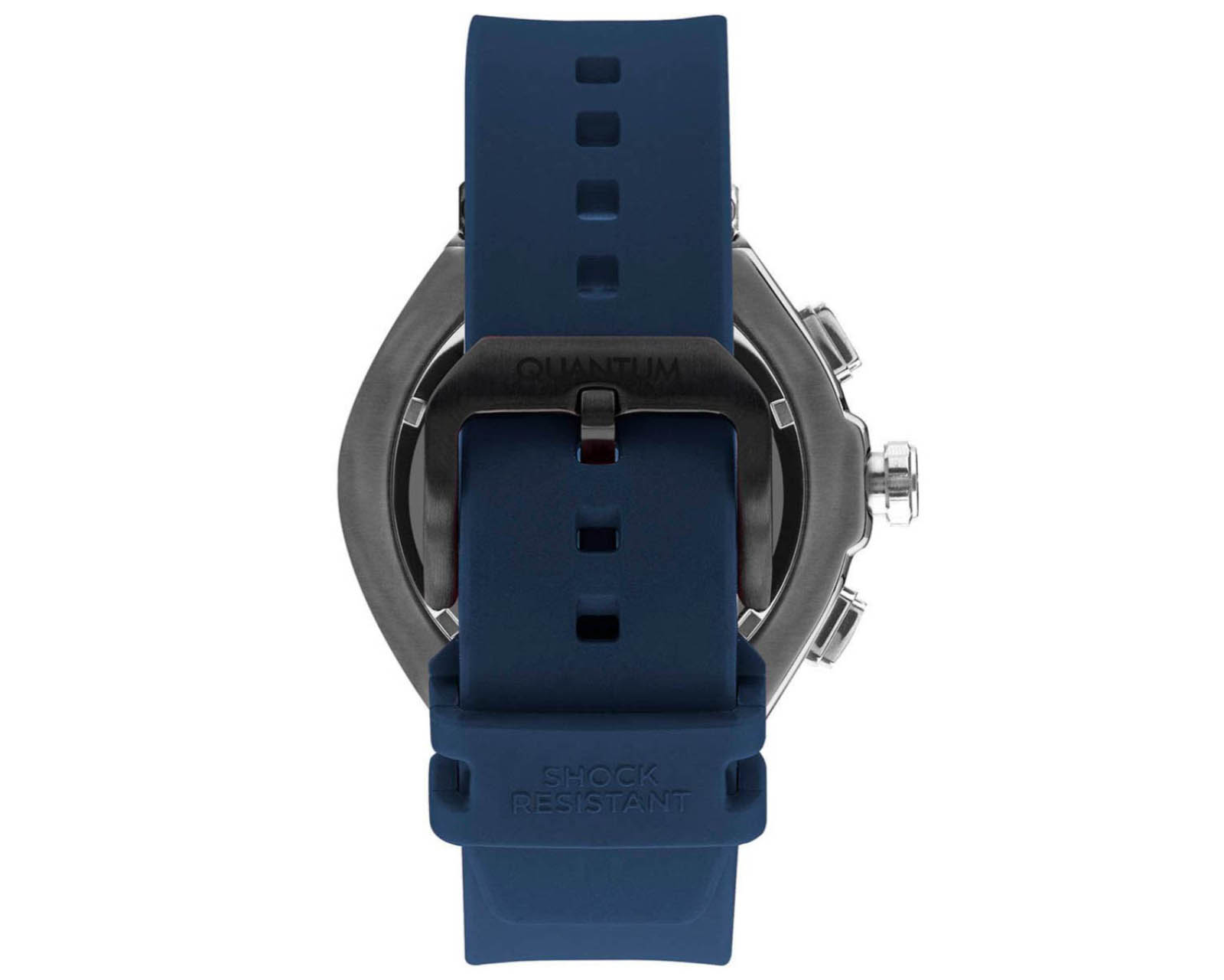 Foto 2 | Reloj Quantum Hombre Correa Silicón Azul Hng1010.099