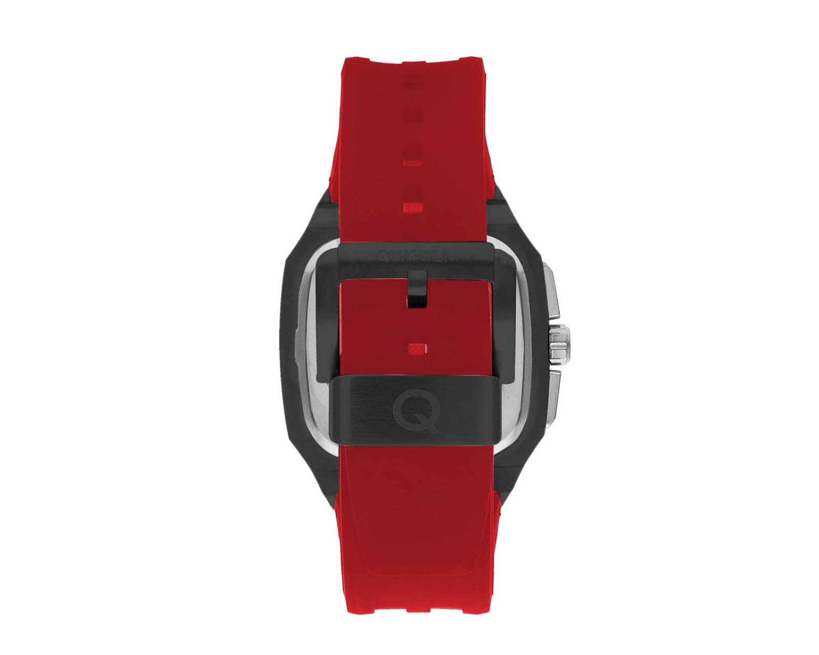 Foto 2 | Reloj Quantum Hombre Correa Silicón Rojo Hng1033.658