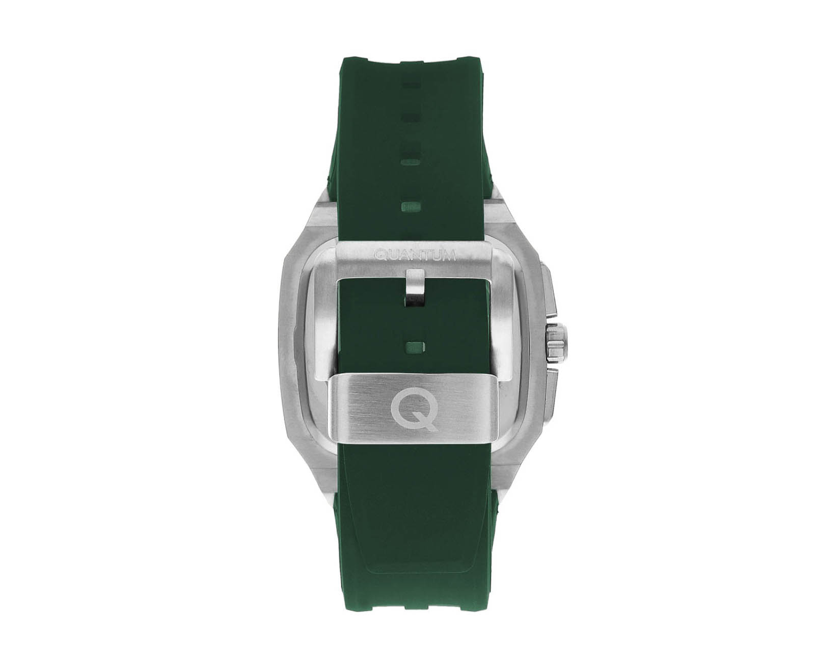 Foto 3 pulgar | Reloj Quantum Hombre Correa Silicón Verde Hng1033.375