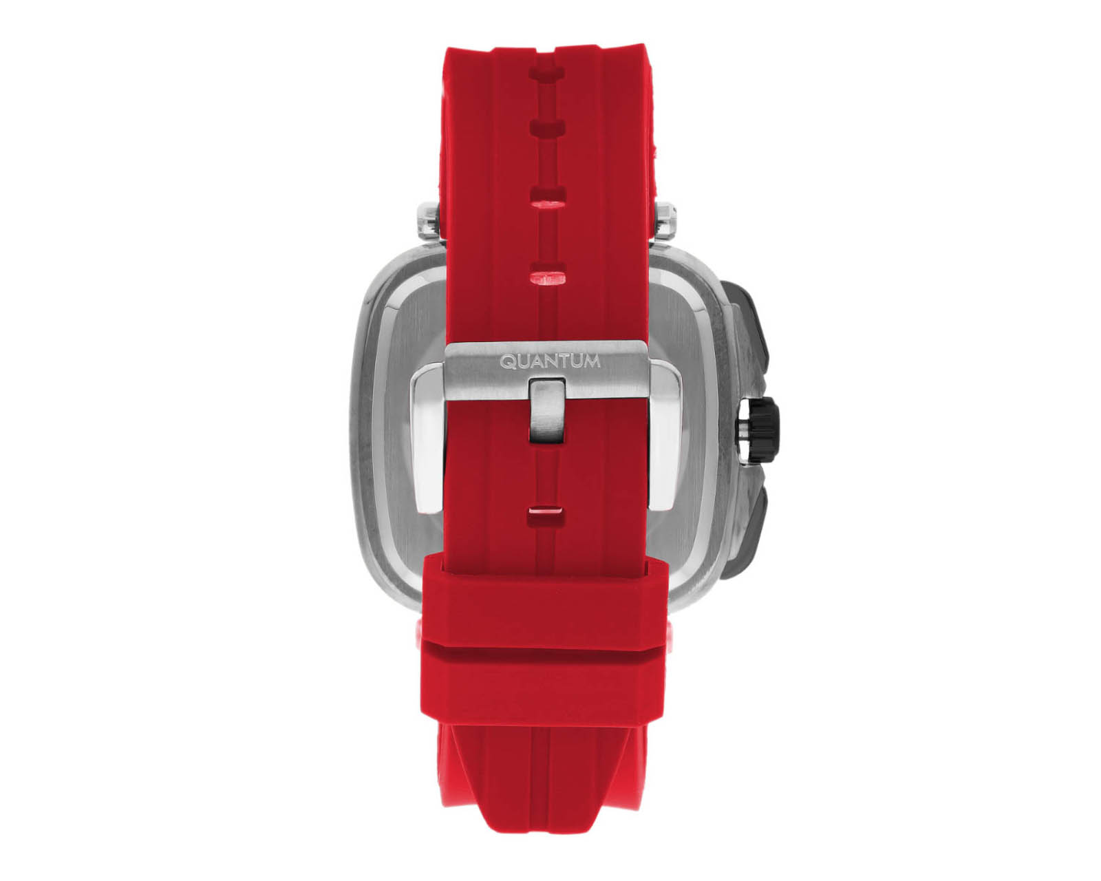 Foto 2 | Reloj Quantum Hombre Correa Silicón Rojo Pwg1014.358