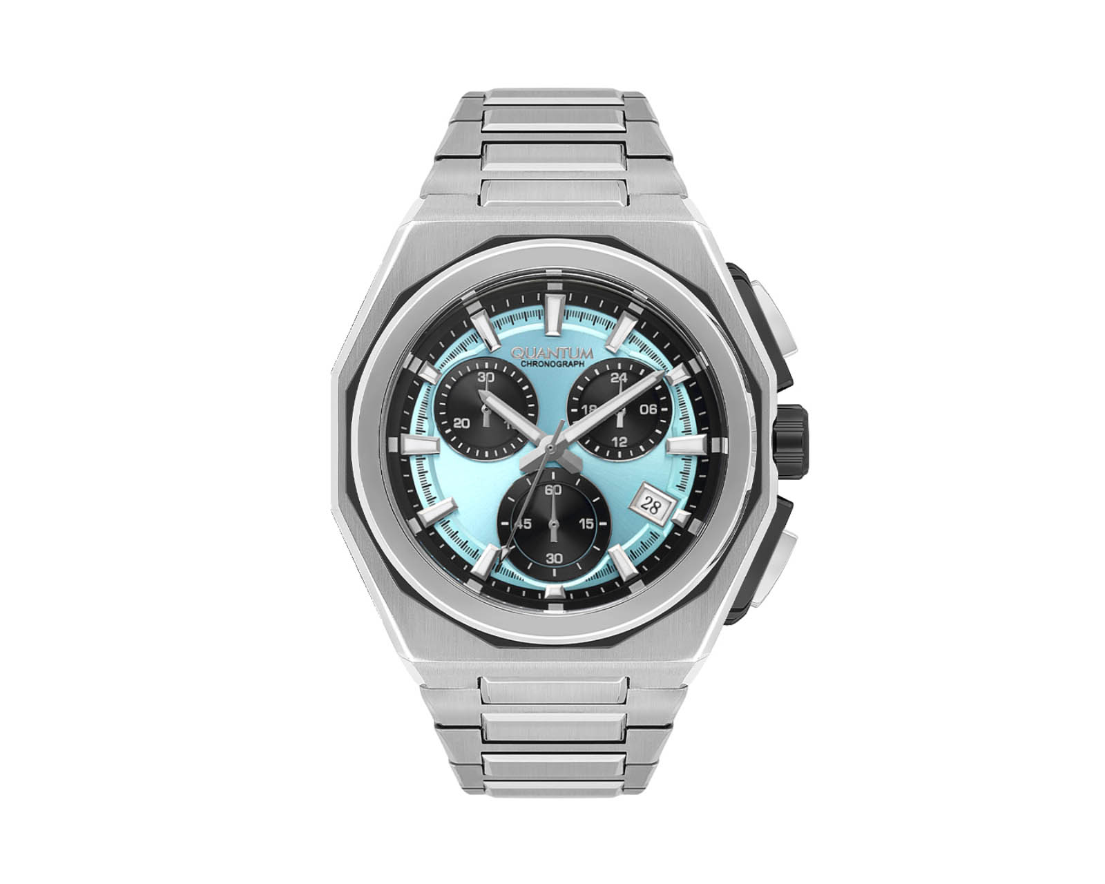 Reloj Quantum Hombre Correa Acero Plateado Pwg1079.300