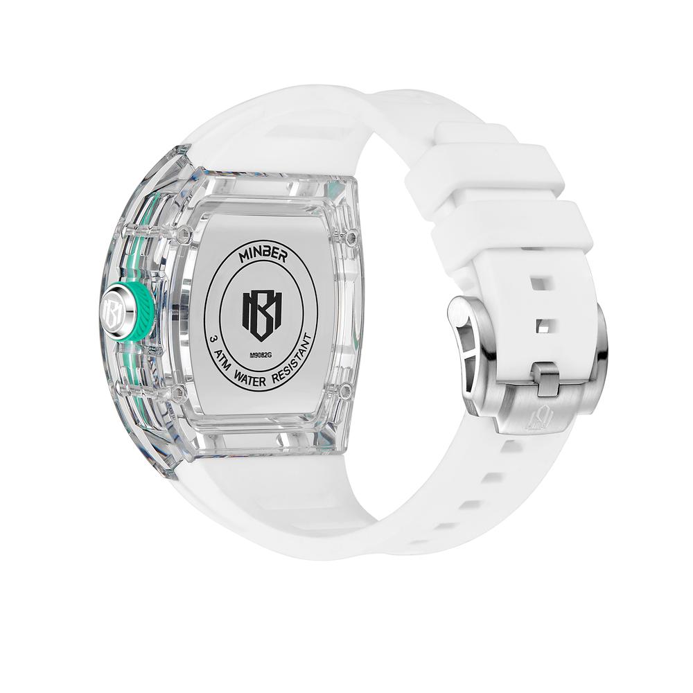 Foto 5 pulgar | Reloj de Pulsera Minber M9082g2 Blanco para Hombre