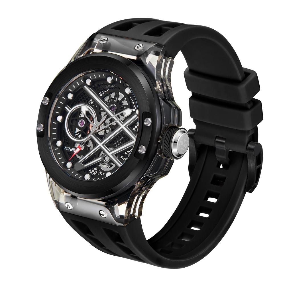 Foto 4 pulgar | Reloj de Pulsera Minber M9019g1 Negro para Hombre