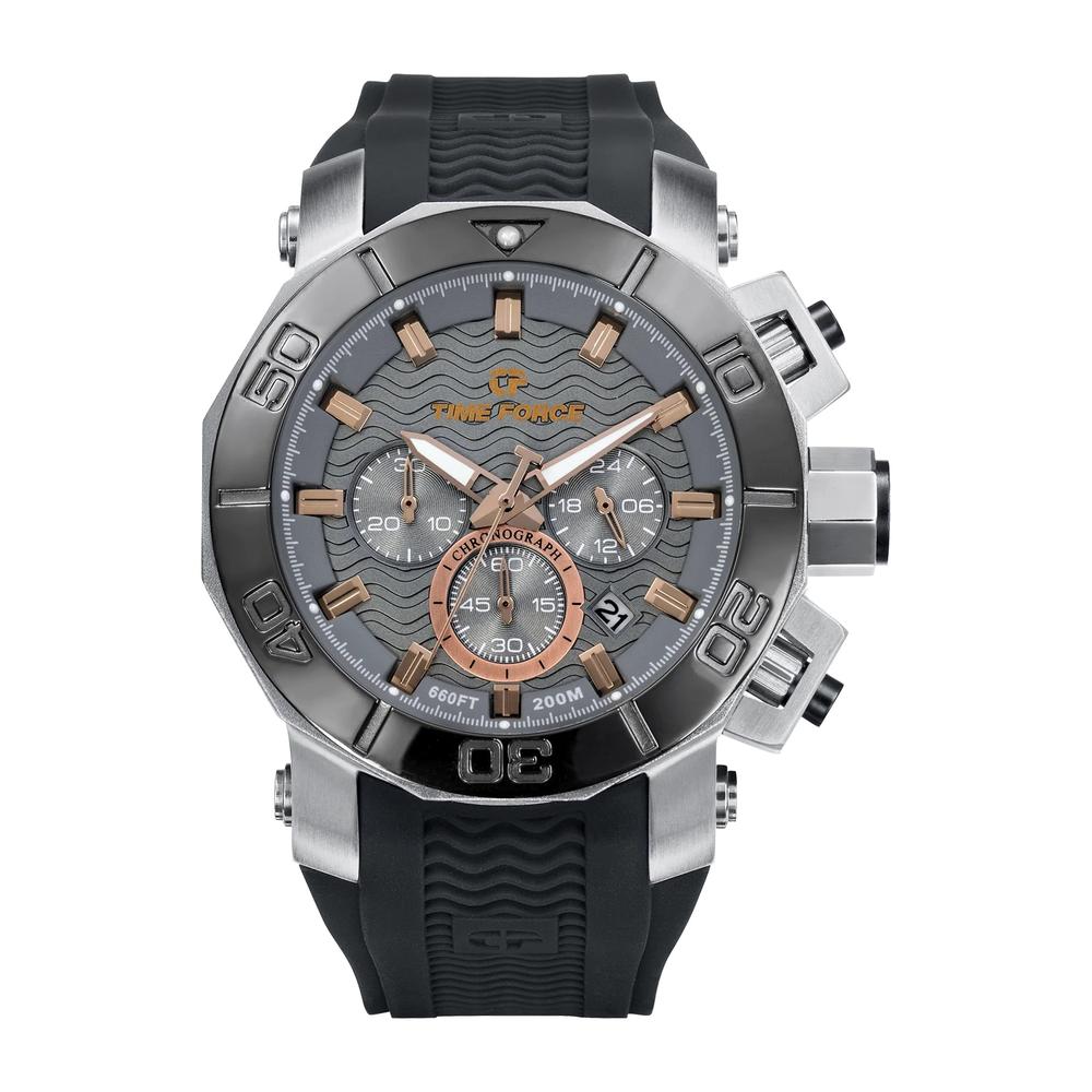 Reloj de Pulsera Time Force Tf5019m-10 Negro para Hombre