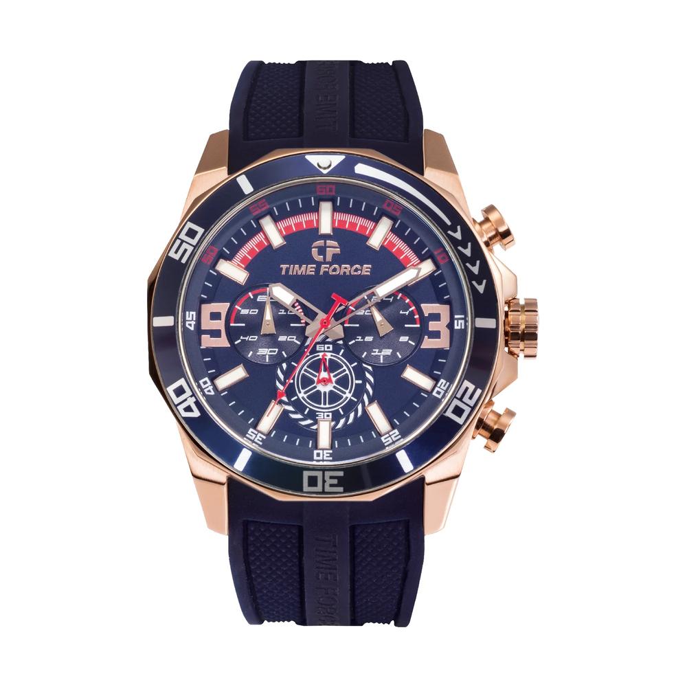 Reloj De Pulsera Time Force para Caballero Tf5027mrb-03 Azul