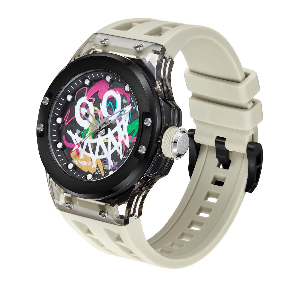 Foto 3 | Reloj De Pulsera Minber para Caballero M9109g2 Beige