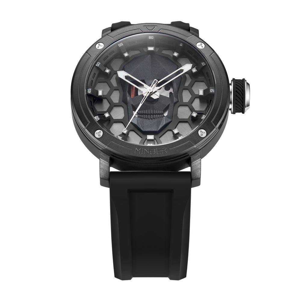 Foto 2 | Reloj De Pulsera Minber M9092g1 Negro para Caballero