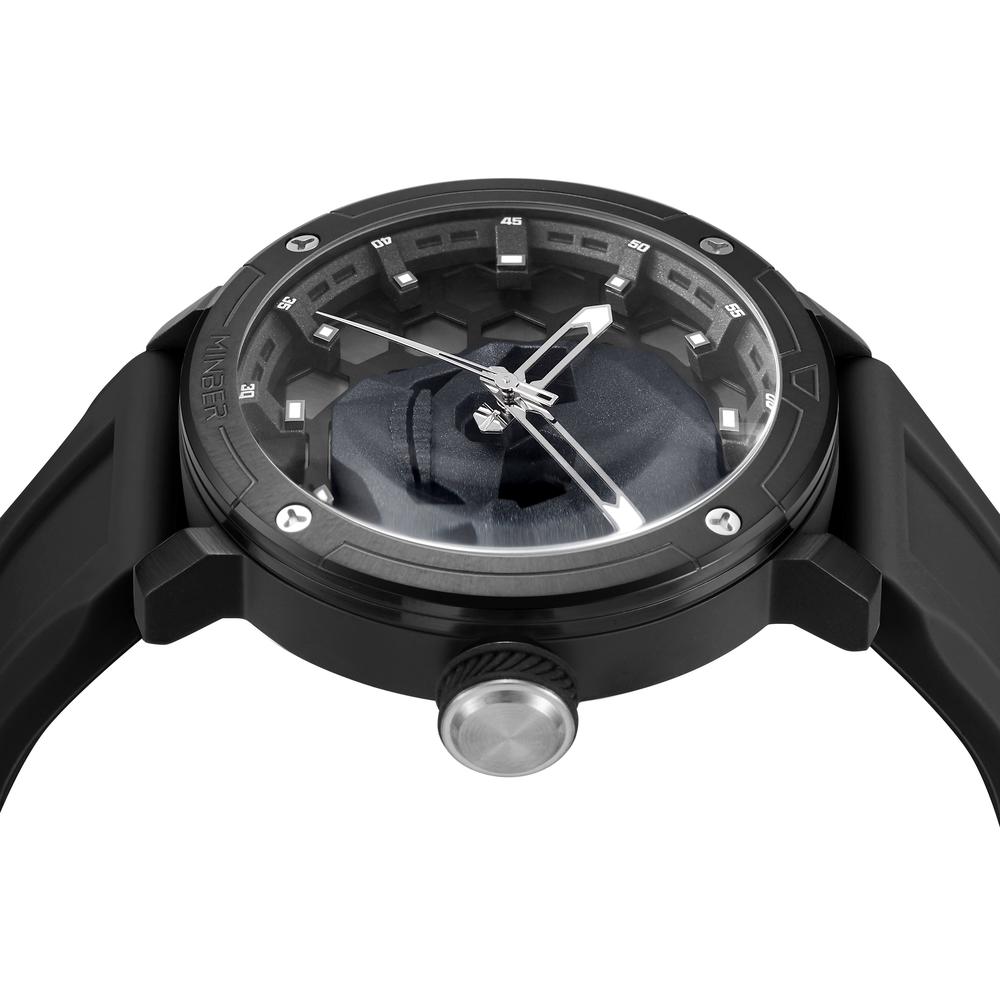 Foto 5 | Reloj De Pulsera Minber M9092g1 Negro para Caballero