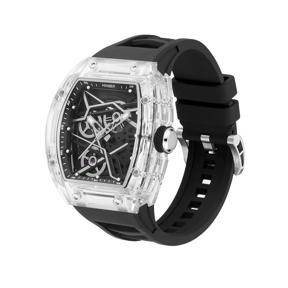 Foto 3 pulgar | Reloj De Pulsera Minber M9082g1 Negro para Caballero