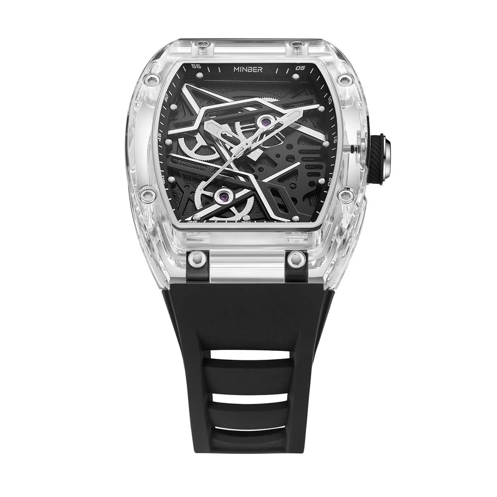 Foto 4 pulgar | Reloj De Pulsera Minber M9082g1 Negro para Caballero