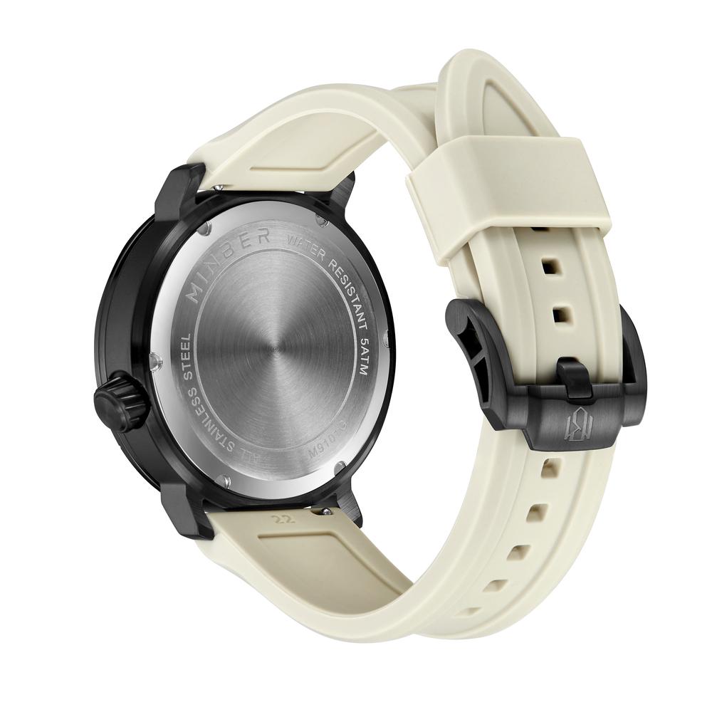 Foto 5 pulgar | Reloj De Pulsera Minber M9101g2 Beige para Caballero