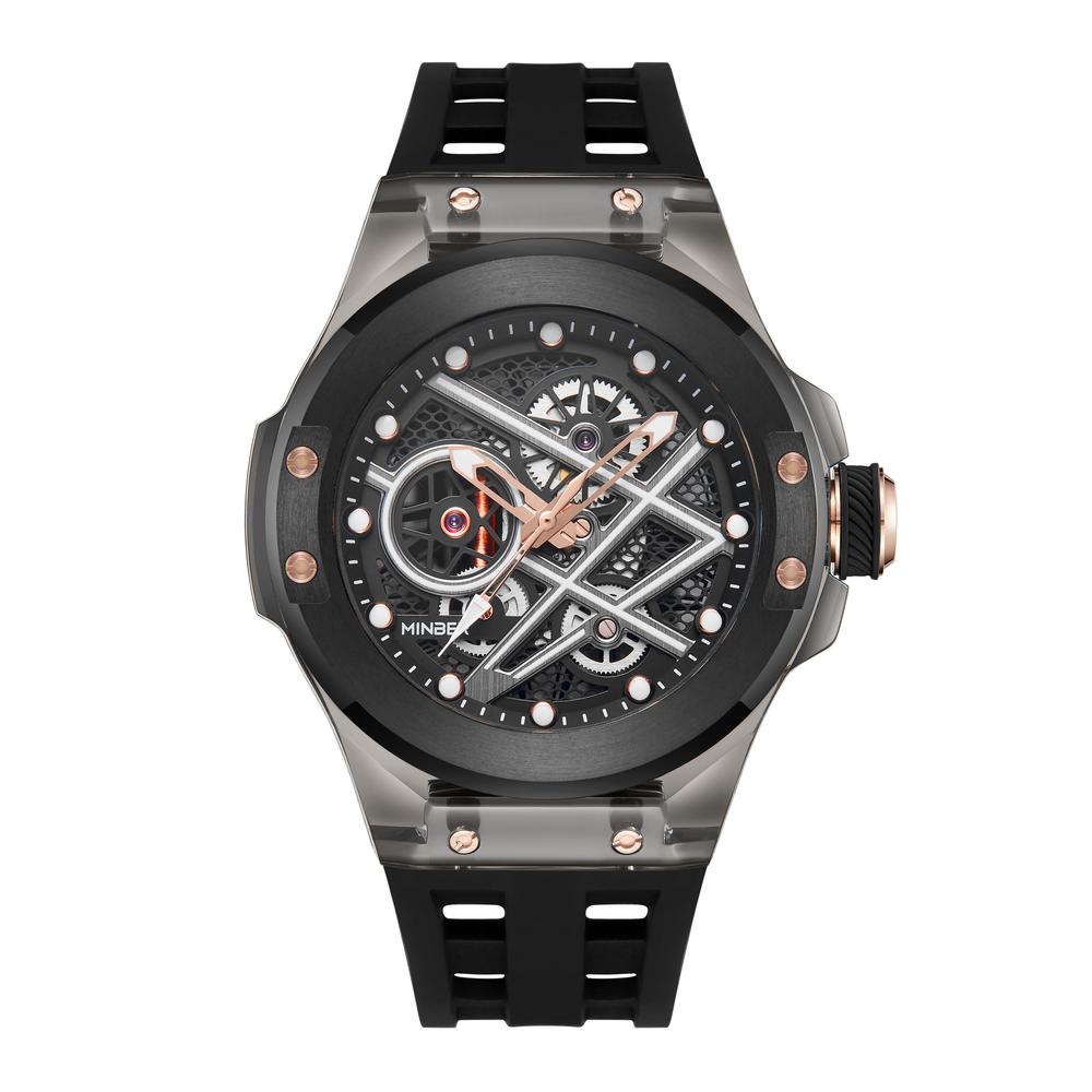 Reloj de Pulsera Minber M9019g2 Negro para Caballero