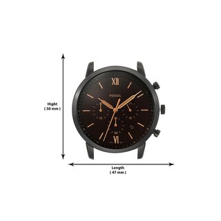Foto 5 | Reloj de Pulso Fossil Neutra Chrono Negro para Caballero