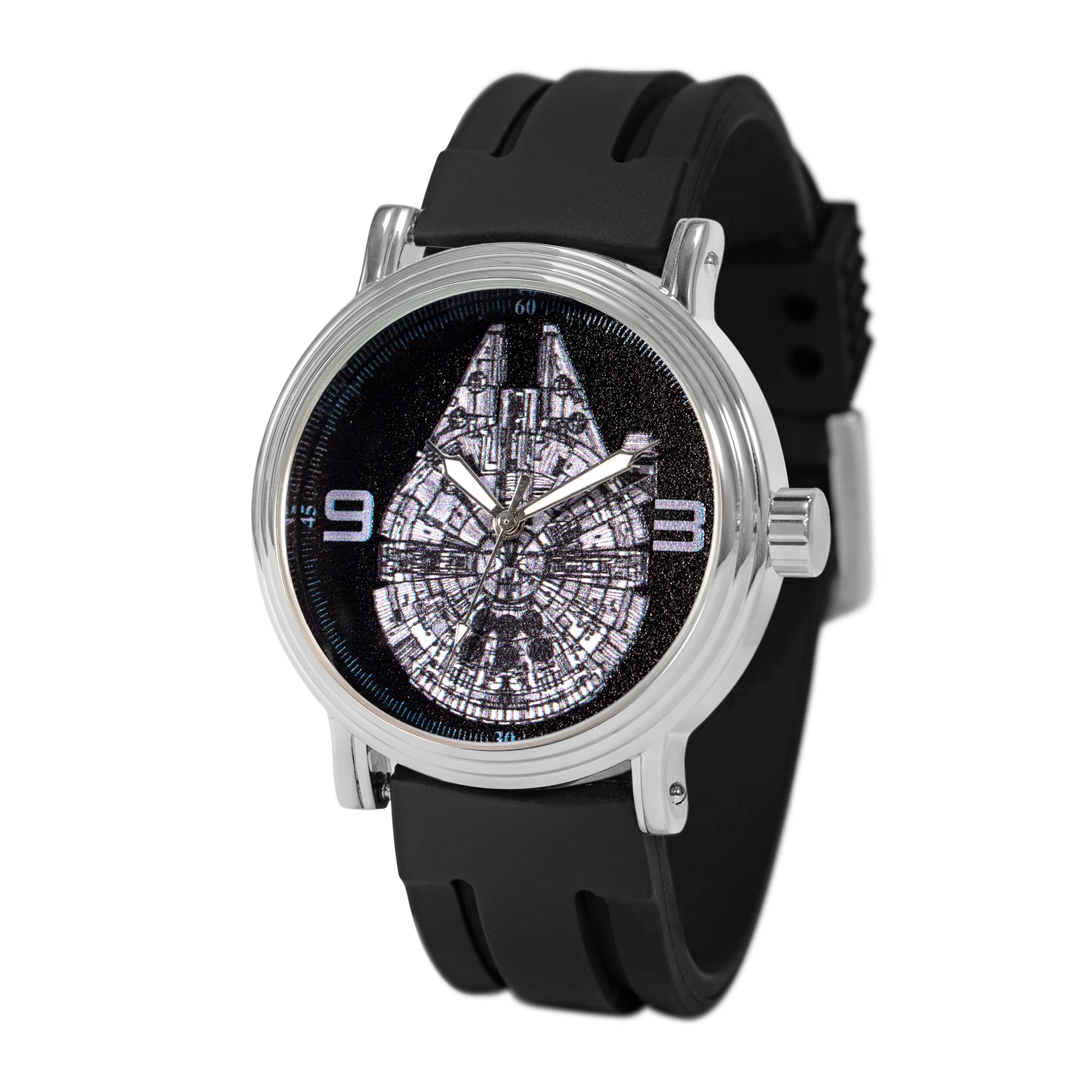 Foto 2 pulgar | Reloj Star Wars Vintage Negro Quartz para Adulto - Venta Internacional