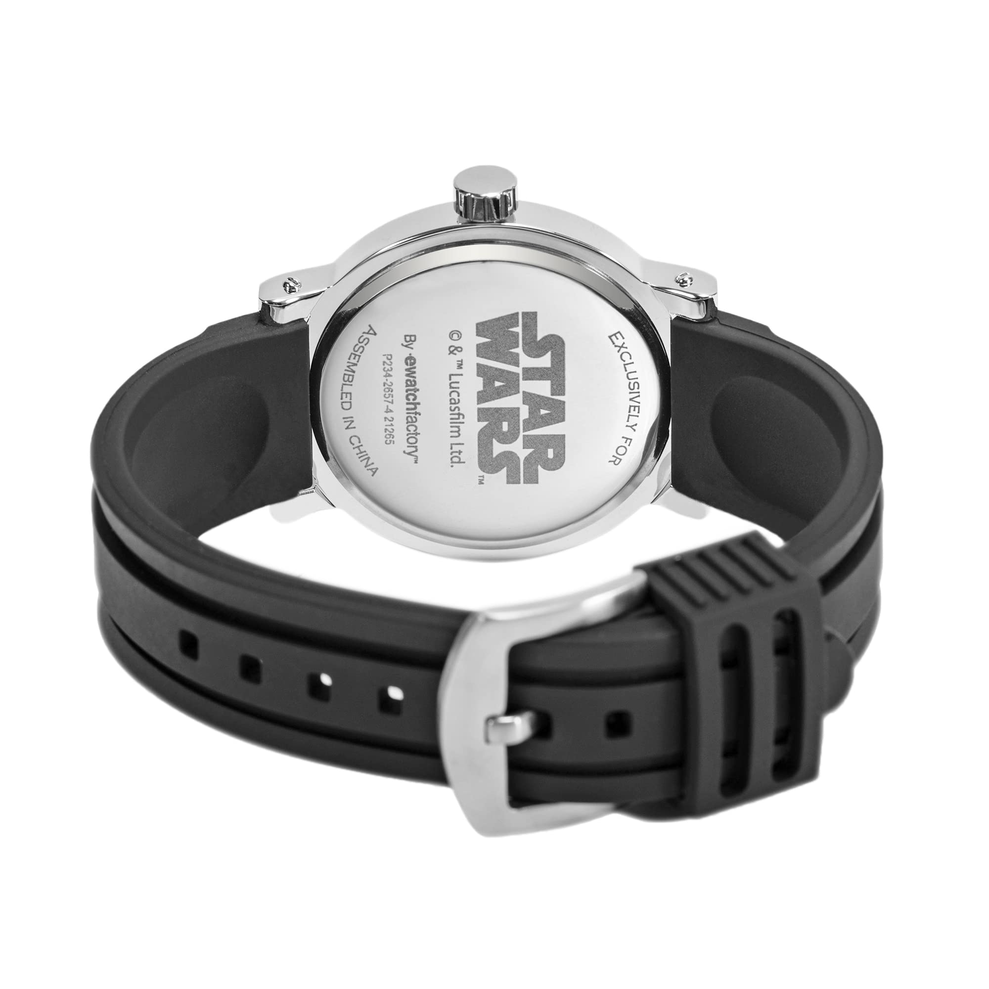 Foto 3 pulgar | Reloj Star Wars Vintage Negro Quartz para Adulto - Venta Internacional