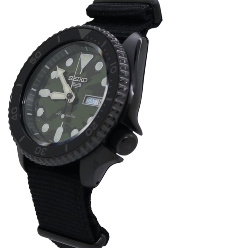 Foto 5 pulgar | Reloj Seiko 5 Sports de Nailon Negro para Hombre - Venta Internacional