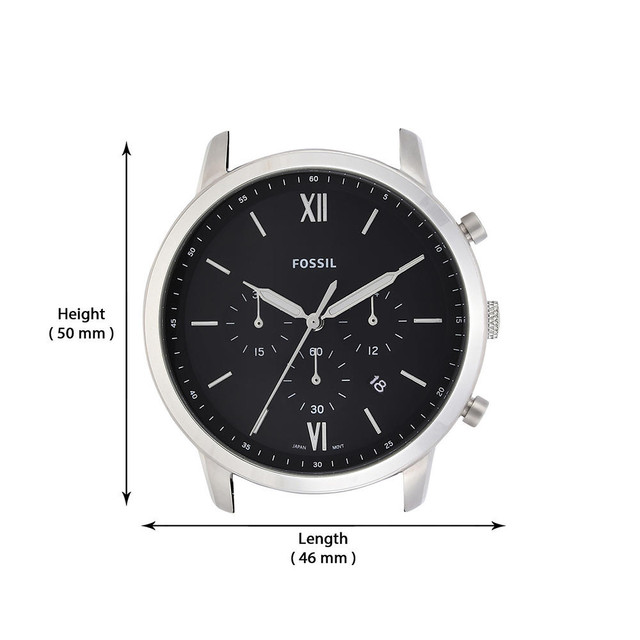 Foto 6 | Reloj de Pulso Fossil Neutra Chrono Plateado para Caballero