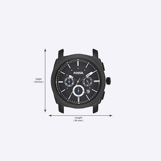 Foto 5 | Reloj Fossil Machine Fs4552 Negro para Hombre