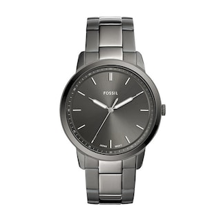 Foto 1 | Reloj de Pulso Fossil The Minimalist 3H Gunmetal para Caballero