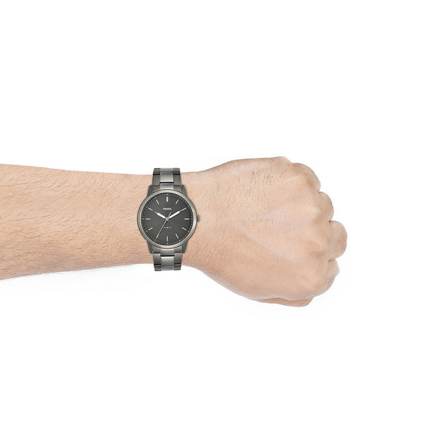 Foto 5 pulgar | Reloj de Pulso Fossil The Minimalist 3H Gunmetal para Caballero