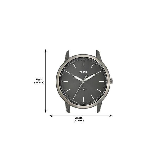 Foto 6 pulgar | Reloj de Pulso Fossil The Minimalist 3H Gunmetal para Caballero
