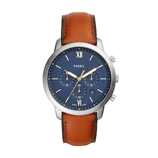 Foto 1 | Reloj de Pulso Fossil Neutra Chrono Plateado para Caballero