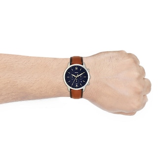 Foto 5 | Reloj de Pulso Fossil Neutra Chrono Plateado para Caballero