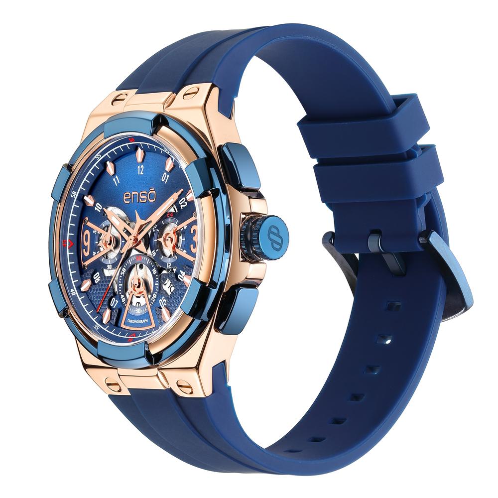 Foto 3 pulgar | Reloj de Pulsera Enso Ew1066g2 Azul para Hombre