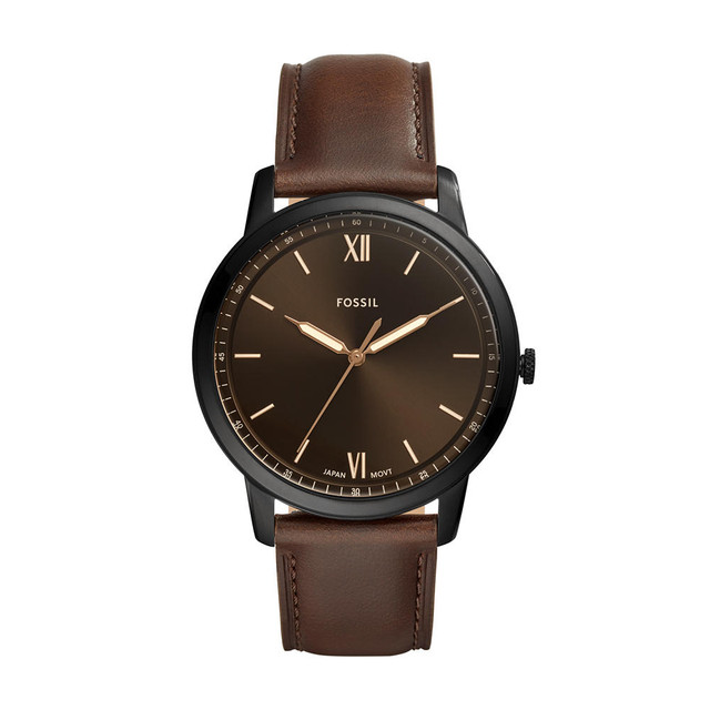 Reloj de Pulso Fossil The Minimalist 3H Negro para Caballero