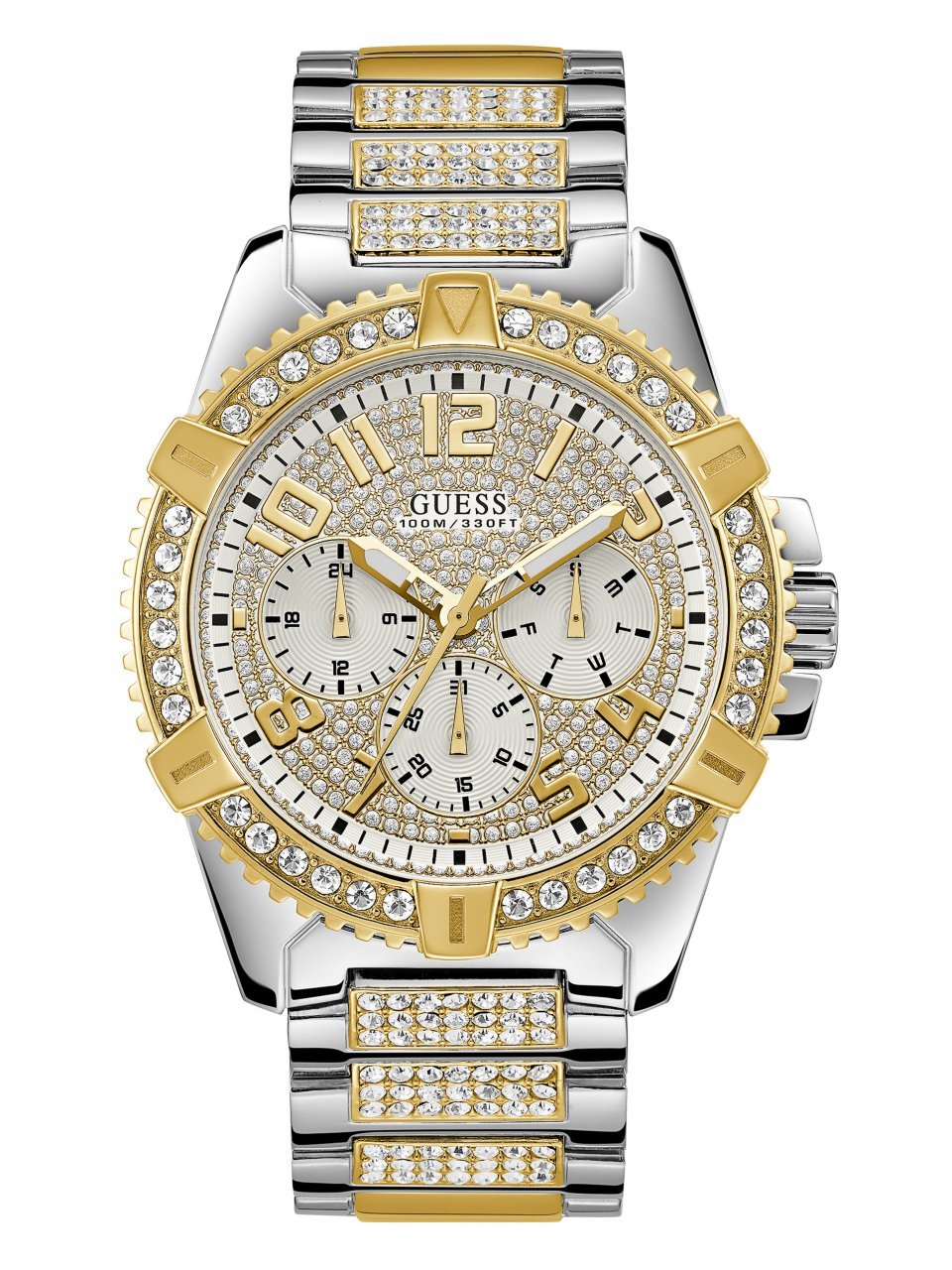 Foto 2 pulgar | Reloj Guess de Acero Inoxidable y Cristal Dorado - Venta Internacional